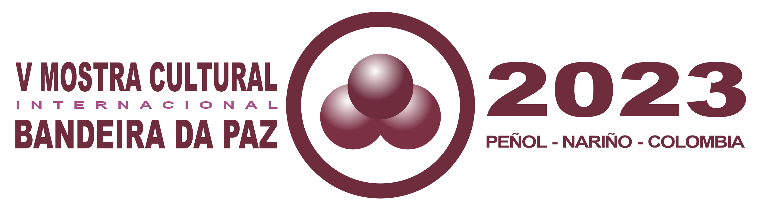 Logo V MOSTRA 2023 PENOL NARINO COLOMBIA